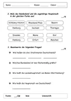 Vorschau - Test - KURZKONTROLLE Bundesländer Deutschlands Sachunterricht - Seite 2