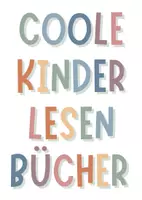 Vorschau - Poster - POSTER: COOLE KINDER LESEN BÜCHER - Seite 1