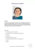 Vorschau - Mal- und Bastelvorlagen - Kunst Portrait, male ein halbes Portrait, Grundschule - Seite 3