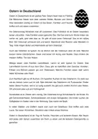 Vorschau - Arbeitsblätter - Osteressen in Deutschland - Deckblatt