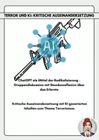 Vorschau - Arbeitsblätter - Terror und KI - Kritische Auseinandersetzung - Deckblatt