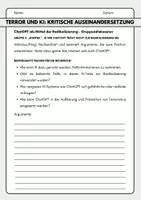 Vorschau - Arbeitsblätter - Terror und KI - Kritische Auseinandersetzung - Seite 2
