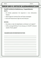 Vorschau - Arbeitsblätter - Terror und KI - Kritische Auseinandersetzung - Seite 3