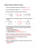 Vorschau - Arbeitsblätter - Physik Optik tägliche Übung Prüfungsvorbereitung Arbeitsblatt mit Lösung - Seite 1