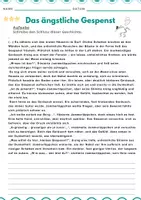 Vorschau - Arbeitsblätter - Gruselgeschichte schreiben_ Material Unterrichtsbesuch - Deckblatt
