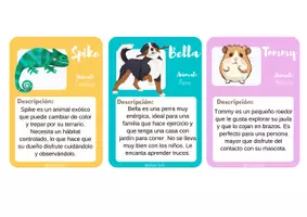Vista previa - Juegos / Gamificación - Adopta un animal. Comprensión lectora - página 3
