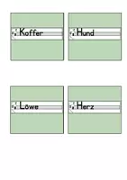 Vorschau - Arbeitsblätter - Wörter schreiben Freiarbeit Klasse 1 - Seite 2