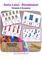 Aperçu - Jeux - Cartes à pince - Dénombrement - Vêtements & Accessoires - Page de couverture