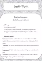 Vorschau - Spiele - Erzähl - Würfel/ Geschichtenwürfel / Cube for a story (Tiere, Fantasie) - Seite 1