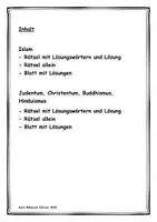 Vorschau - Unterrichtsreihen - Islam - Legekreis, Themenheft (A5), Kreuzworträtsel - Seite 2