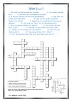 Vorschau - Unterrichtsreihen - Islam - Legekreis, Themenheft (A5), Kreuzworträtsel - Seite 3