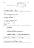 Vorschau - Arbeitsblätter - London Audio Guide AB - Deckblatt