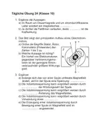 Vorschau - Arbeitsblätter - Physik Gleichstrommotor Induktion tägliche Übung Prüfungsvorbereitung Arbeitsblatt mit Lösung - Deckblatt