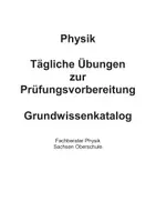 Vorschau - Arbeitsblätter - Physik Tägliche Übungen zur Prüfungsvorbereitung - Deckblatt