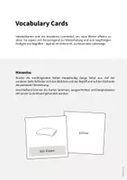 Vorschau - Mal- und Bastelvorlagen - Bedroom: Vocabulary Cards (Englisch) - Seite 1