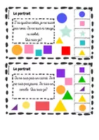 Aperçu - Cartes / Images - Le portait - Géométrie - Page 1