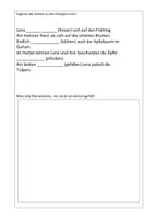 Vorschau - Arbeitsblätter - Frühlingsaufgaben zu den Verben - Seite 3