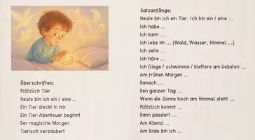 Vorschau - Bildkarten - Kreativer Schreibanlass | Freies Schreiben | Plötzlich Tier - Seite 3