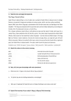 Vorschau - Unterrichtsreihen - Materialpaket "South Africa" – Vocabulary / Reading Comprehension / Writing Activities - Seite 1