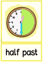 Vorschau - Bildkarten - Bild- und Wortkarten "Telling the time" - Seite 3