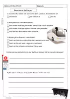 Vorschau - Arbeitsblätter - Materialpaket: Quizze zu den Checker-Formaten rund um den Verkehr - Seite 1