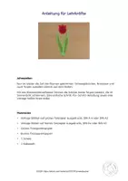Vorschau - Mal- und Bastelvorlagen - Kunst Frühling, Tulpen fürs Fenster/ Fensterbild, Grundschule - Seite 3