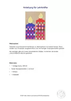 Vorschau - Mal- und Bastelvorlagen - Kunst Weihnachten, gewebte Kerzen, Fensterbilder - Seite 3