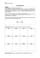 Vorschau - Arbeitsblätter - Arbeitsblatt: Erstellen von Lewis-Formeln (bearbeitbar) - Deckblatt