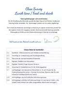Vorschau - Stundenentwürfe - Materialpaket: Class Survey – Food & Drink inkl. Bus Stop und Chat Points - Seite 1