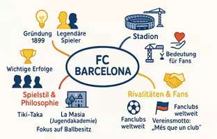 Vorschau - Arbeitsblätter - Arbeitsblätter zum Thema "FC Barcelona" + Lösung & MP3 + Mindmap - Seite 2