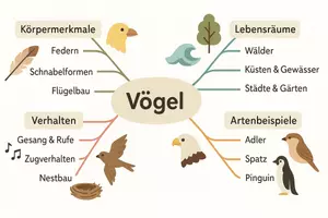 Vorschau - Arbeitsblätter - Lernposter + Arbeitsblatt "Vögel" + Onlineübung & MP3 + Mindmap + Infografik - Seite 3