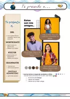 Vorschau - Stundenentwürfe - Einheit - Te presento a... - llamarse, ser - Einstiegstunde - Seite 1