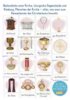 Vista previa - Hojas de trabajo - Bildkarten Christentum Religion Deutsch / tarjetas con imágenes Alemán - página 2