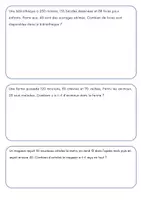 Aperçu - Feuilles d'exercices - Dossier problèmes + - x - Page 3