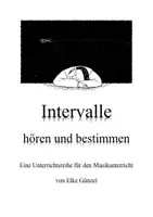 Vorschau - Arbeitsblätter - Musiktheorie und Gehörbildung: Intervalle hören und bestimmen - Deckblatt
