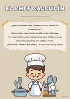 Vista previa - Unidades / Secuencias / Situaciones de Aprendizaje - EL CHEF CALCULÍN - Portada