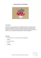 Vorschau - Mal- und Bastelvorlagen - Kunst Herbst, Mäuse im Herbst Fensterbilder, Grundschule - Seite 3
