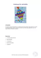 Vorschau - Mal- und Bastelvorlagen - Kunst Herbst, bunte Drachen am Himmel, Grundschule - Seite 3