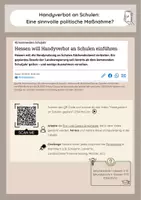 Vorschau - Unterrichtsreihen - Handyverbot an Schulen: Unterrichtsreihe Politik / Talkshow - Seite 2