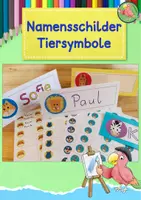 Vorschau - Bildkarten - Namensschilder und Symbolkarten zur Klassenorganisation, Grundschule - Deckblatt