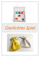 Vorschau - Stundenentwürfe - Tic-Tac-Toe Spiel sticken - WG Werken und Gestalten 2. Klasse - Deckblatt
