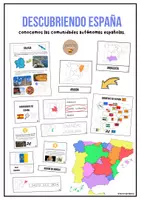 Vista previa - Unidades / Secuencias / Situaciones de Aprendizaje - España y sus Comunidades Autónomas - Tesoros Brillantes - Portada
