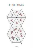Vorschau - Stationenlernen - Numbers: Star Puzzle (Englisch) - Seite 2