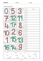 Vorschau - Arbeitsblätter - Numbers: Vocabulary Worksheet 2 (Englisch) - Seite 3