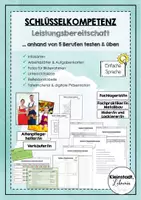 Vorschau - Stundenentwürfe - Schlüsselkompetenz Leistungsbereitschaft - Deckblatt