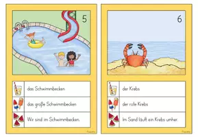 Vorschau - Arbeitsblätter - Schleichdiktat - Sommer (1.-2.Klasse) - Seite 3