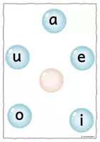Vorschau - Mal- und Bastelvorlagen - Klettmappen, Synthese, Buchstaben, erstes Lesen - Seite 3