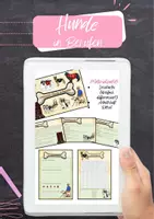 Vorschau - Arbeitsblätter - Hunde in Berufen - Differenzierte Lesekartei ink. Arbeitsheft - Deckblatt