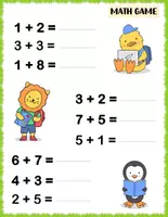Aperçu - Jeux - Math Worksheets for Little Learners - Page 2
