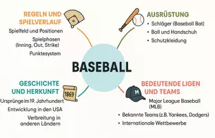 Vorschau - Arbeitsblätter - Arbeitsblätter zum Thema "Baseball" + Lösung & MP3 + Mindmap + Infografik - Seite 2